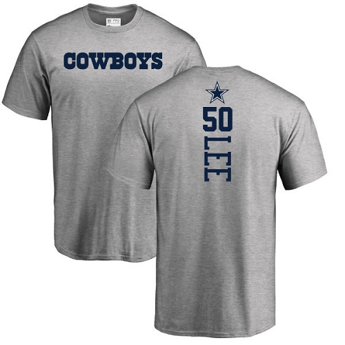 Men Dallas Cowboys Ash Sean Lee Backer #50 Nike NFL T Shirt->nfl t-shirts->Sports Accessory